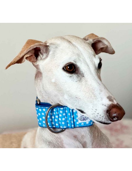 collar galgo tela de algodon
