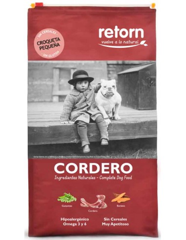 Pienso para perros adultos Retorn Cordero croqueta mini