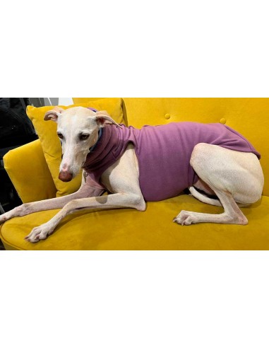 Forro polar para galgo color morado
