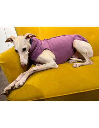 Forro polar para galgo color morado