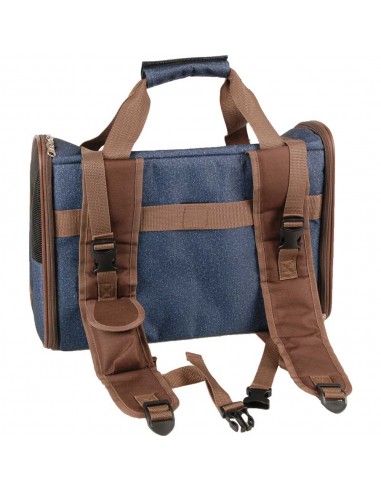 mochila-perro-nylon-azul