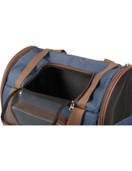 mochila-perro-nylon-azul