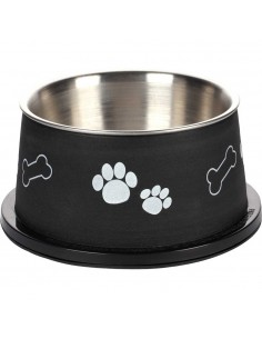 Comedero en acero inoxidable especial para perros de raza Spaniel