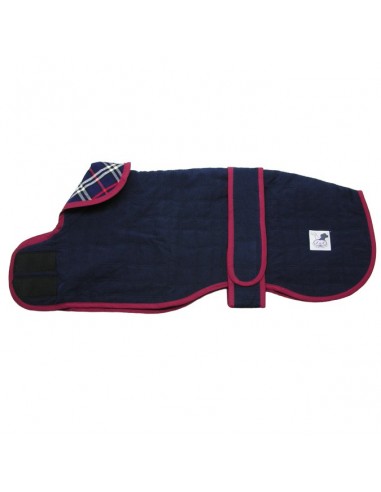 Ropa para perro -  abrigo Galgo Forrado Azul