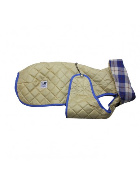 abrigo Impermeable acolchado galgo color beige