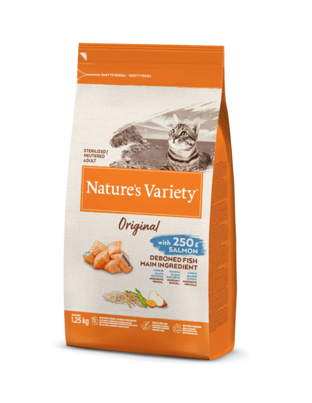 Nature's Variety Cat Dry salmón para gato esterilizado
