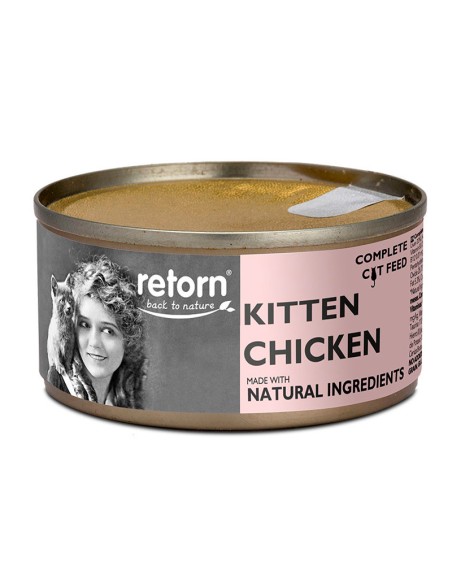 Lata para gato RETORN kitten de pollo