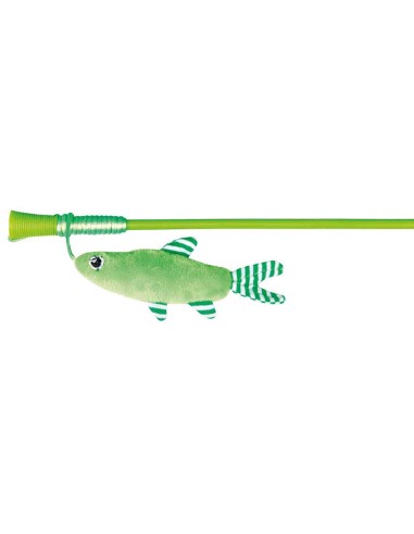 Juguete para gato, varilla con pez