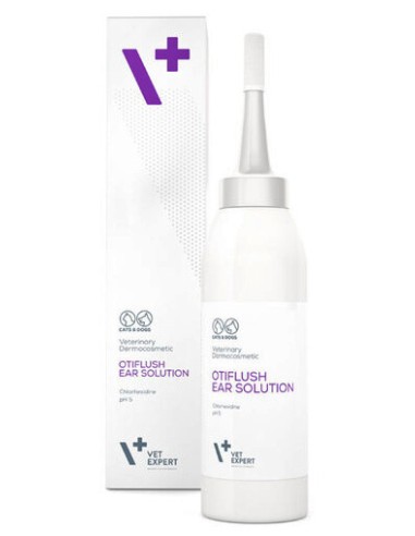 Otiflush Ear Solution Perro y Gato Vet Expert 125 ml