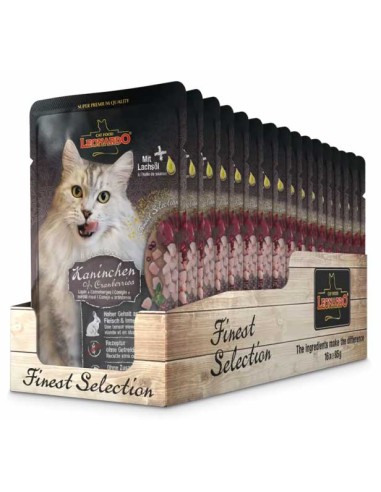 Pouches para gato Leonardo de conejo...