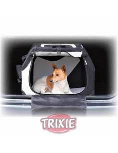 Transportín para perro en coche de nylon plegable