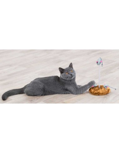 Juego para gatos, ratones con muelle, Trixie