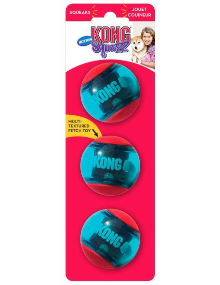 Pelota para perro Squeezz Action Small, Kong