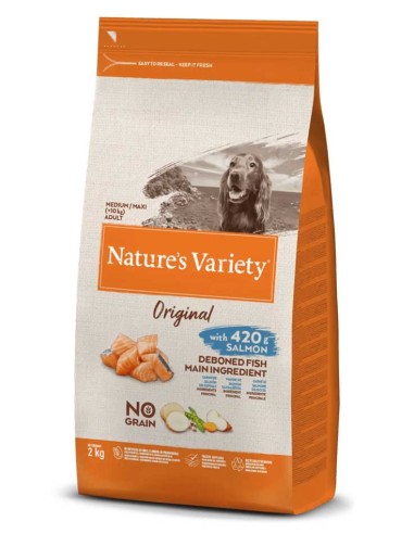 Nature's Variety No Grain Medium/Maxi Salmón
