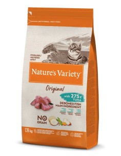 Nature's Variety Original No Grain atún para gato esterilizado