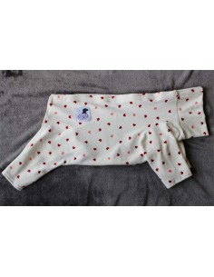 Pijama para piccolo felpa Corazones