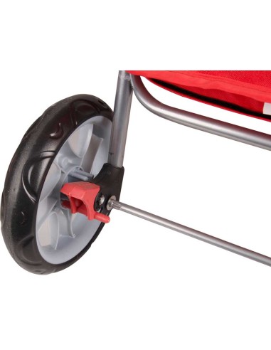 Carrito de paseo para perro Falmingo Buggy color Rojo