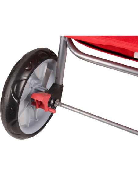 Carrito de paseo para perro Falmingo Buggy color Rojo