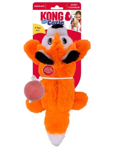 Juguete para perro, Kong Cozie Pocketz Fox