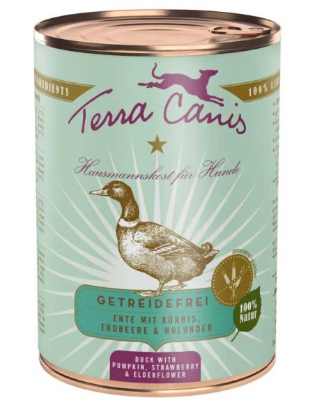 Terra Canis Grain Free Pato con Calabaza, fresa y saúco