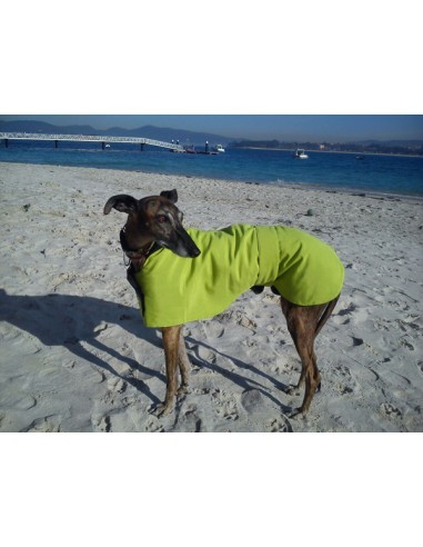 Abrigo para galgo reversible verde
