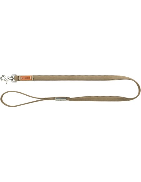 Correa para perro de cuero Be Nordic color Beige, Trixie