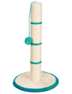 Poste rascador de Sisal para gato con base, Trixie