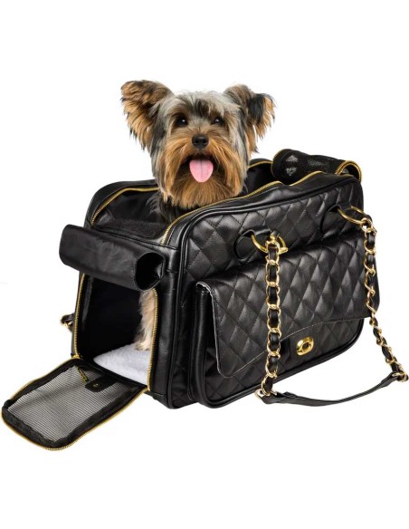 Bolso para transporte de perros Gigi color Negro
