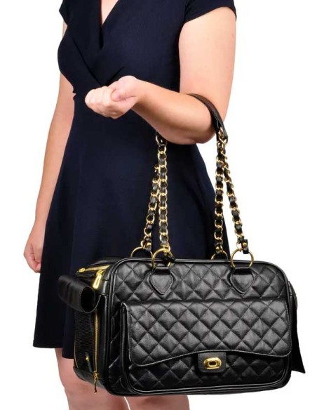 Bolso para transporte de perros Gigi color Negro