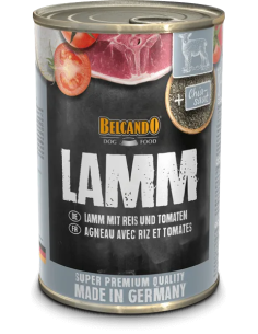 Lata para perro, Belcando Cordero con arroz y tomate