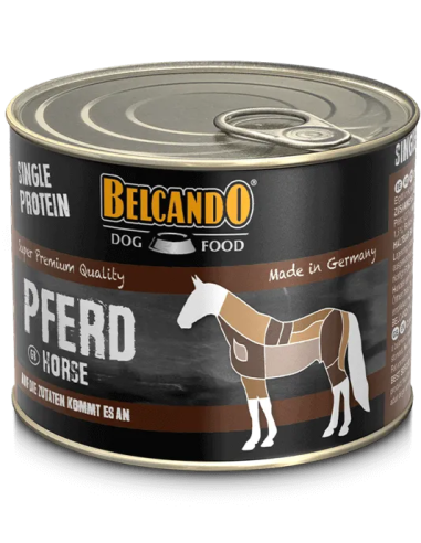 Lata para perro, Belcando Single Protein Caballo