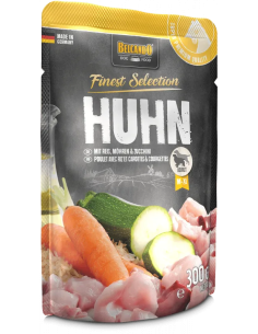 Pouches para perro, Belcando Finest Selection Pollo con arroz, zanahorias y calabacín