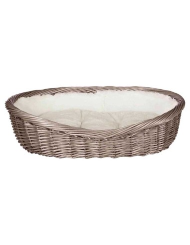 Cesta de mimbre color Gris, Trixie