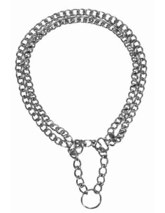 Collar educativo para perro de metal cromado, Trixie