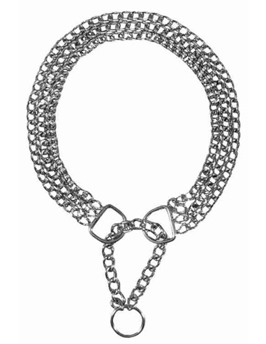 Collar educativo para perro de metal cromado, Trixie