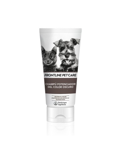 Champú para perros y gatos, Frontline Pet Care potenciador del color oscuro