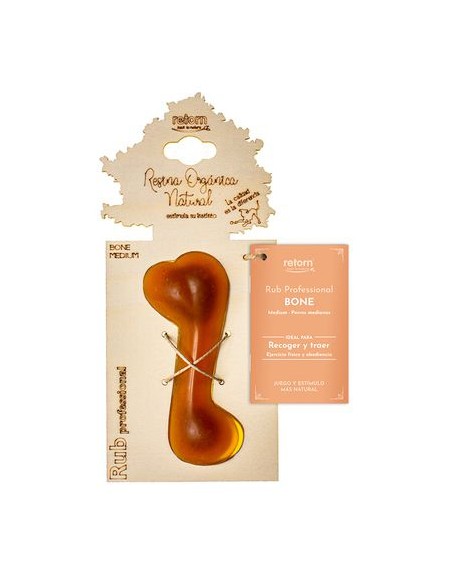 Hueso para perro Rub bone resina natural, Pocurull