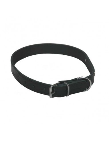 Collares para perros piel flor doble