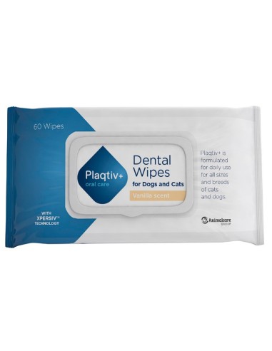 Plaqtiv Toallitas dentales 60 unidades, Ecuphar