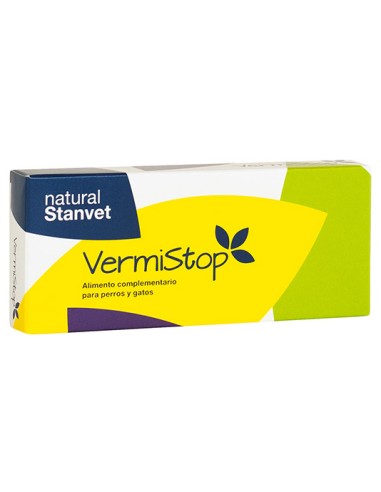 Vermistop Alimento complementario para perros y gatos, Stangest