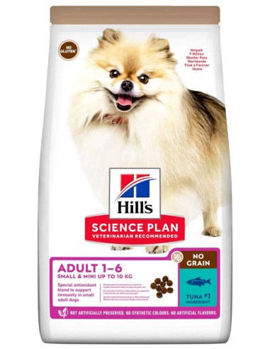 Hill's Science Plan No Grain Small & Mini con atún