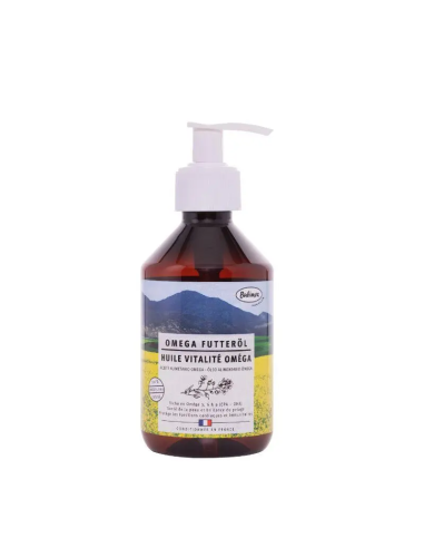 Aceite comestible para perros y gatos Omega, Bubimex