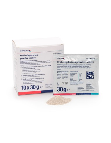 Sobres de rehidratación oral 10 x 30 gr, Covetrus