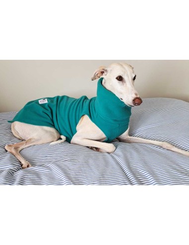 Forro polar para galgo color verde esmeralda Forro polar para galgo color verde esmeralda