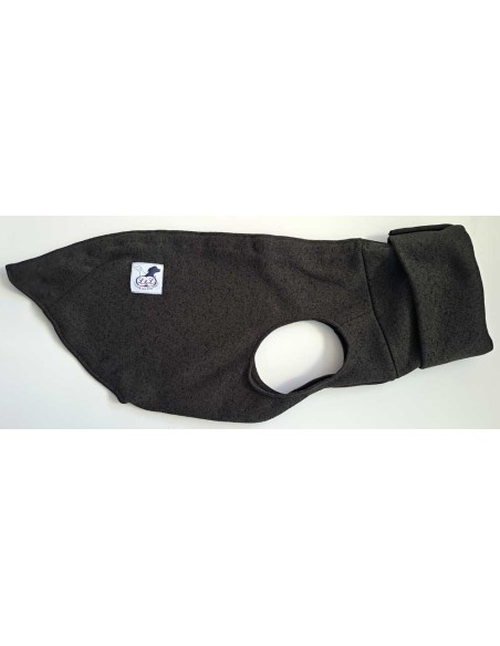 Forro polar doble para galgo color verde