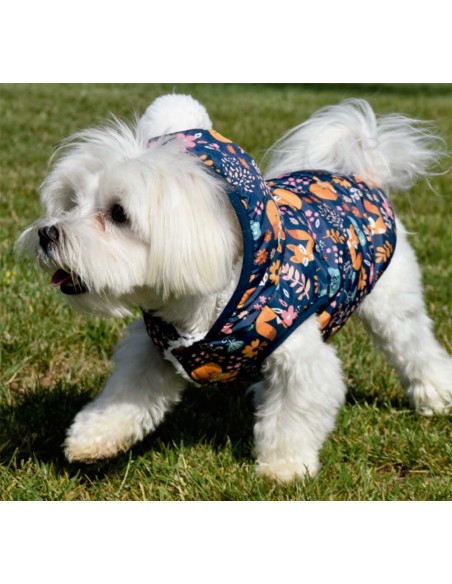 Chaqueta con capucha para perro modelo Fox