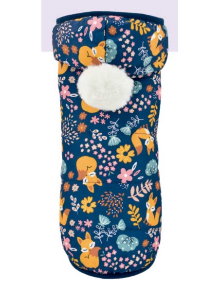 Chaqueta con capucha para perro modelo Fox