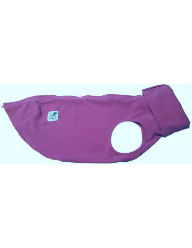 Forro polar para galgo color morado