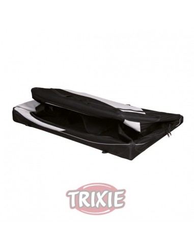 Transportín para perro en coche de nylon plegable Transportín para perro en coche de nylon plegable