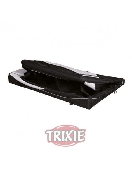 Transportín para perro en coche de nylon plegable Transportín para perro en coche de nylon plegable